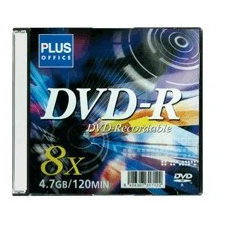 Dvd grabable 8x 4,7gb 120min funda rígida
