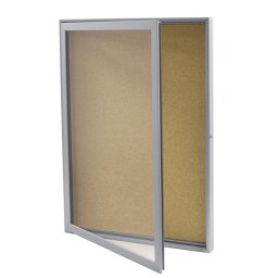 Vitrina de corcho con cerradura lateral