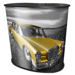 Mostrador curvo de montaje rápido