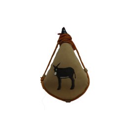 BOTA DE VINO BORDADA BURRO