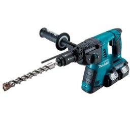 Makita DHR264PM4 Martillo a batería 18Vx2 Litio 4,0Ah. SDS-PLUS 26 mm
