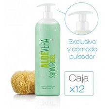 Gel ph neutro aloe vera 750 ml con pulsador. caja 12 bot