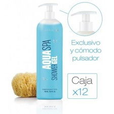 Gel ph neutro aqua spa 750 ml con pulsador. caja 12 bot