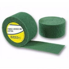 Rollo de estropajo fibra verde extra 6 metros