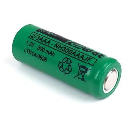 BATERIA RECARGABLE Ni-Mh 1.2V 300mAH 2/3AAA
