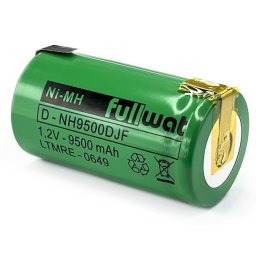 1NH9500DJF BATERIA NI-MH 1.2V 9500mA R-20 CON TERMINALES