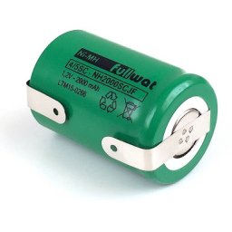 BATERIA NI-MH 1.2V 2000mA 4/5SC CON TERMINALES