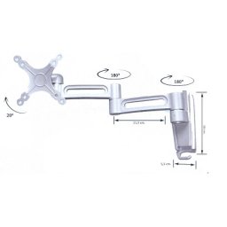 SOPORTE PARED LCD UNIVERSAL 13" a 30