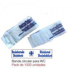 Pack 1000 precintos wc tipo banda circular