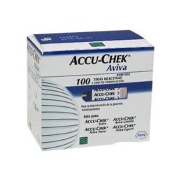 ACCUCHEK AVIVA 100 TIRAS 158921 TIRAS REACTIVAS GLUCEMIA - ACCU-CHEK AVIVA (100 TIRAS )