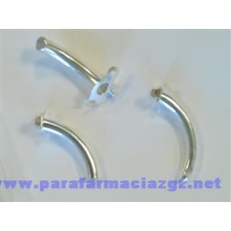 CANULA TRAQUEAL PLATA 3 PIEZAS N 6 448787 CANULA TRAQUEOTOMIA DE PLATA - LORCA (3 PIEZAS T- 6 )