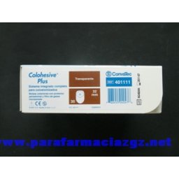 BOLSA COLOHESIVE PLUS TRANS 32 MM 30 UDS 477786 BOLSAS COLOST RES SINT MIC FIL - COLOHESIVE PLUS (TRANSP 32 MM 30 U )