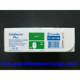 BOLSA COLOHESIVE PLUS OPACA 45 MM 30 UDS 477752 BOLSAS COLOST RES SINT MIC FIL - COLOHESIVE PLUS (OPACA 45 MM 30 U )