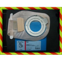 COLOPLAST 17871 EASI SET50MM 495069 BOLSAS ILEOST SIST DOBLE PLAC ACOPLAM ADH - EASIFLEX CONFORT SET DISCOS SWISS ROLL TRANSP (MAXI TRANSP SRT 50 MM 30+10 U
