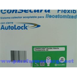 CONSECURA ILEO FLE AB TRANS 45 487470 BOLSAS ILEOST SIST DOBLE PLAC C-ESP - CONSECURA FLEXIBLE (ABIERTA TRANSP 45 MM 30 + 10 U )