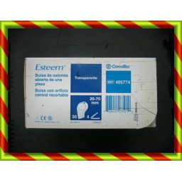 BOLSA ESTEEM ILEO ABIERTA TR REC 20-70MM 489088 BOLSAS ILEOST RES SINT MIC FIL - ESTEEM ABIERTA (TRANSP REC 20-70 MM 30 U )