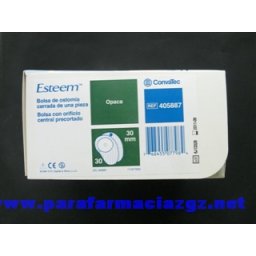 BOLSA ESTEEM COLO CERRADA OPACA 30 MM 487587 BOLSAS COLOST RES SINT MIC FIL - ESTEEM (CERRADA OPACA 30 MM 30 U )