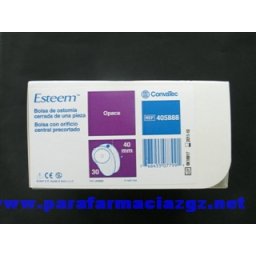 BOLSA ESTEEM COLO CERRADA OPACA 40 MM 487595 BOLSAS COLOST RES SINT MIC FIL - ESTEEM (CERRADA OPACA 40 MM 30 U )