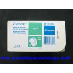 BOLSA ESTEEM COLO CERRADA OPACA 50 MM 487603 BOLSAS COLOST RES SINT MIC FIL - ESTEEM (CERRADA OPACA 50 MM 30 U )