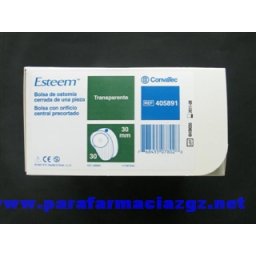 BOLSA ESTEEM COLO CERRADA TR 30 MM 487637 BOLSAS COLOST RES SINT MIC FIL - ESTEEM (CERRADA TRANSP 30 MM 30 U )