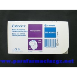 BOLSA ESTEEM COLO CERRADA TR 40 MM 487645 BOLSAS COLOST RES SINT MIC FIL - ESTEEM (CERRADA TRANSP 40 MM 30 U )
