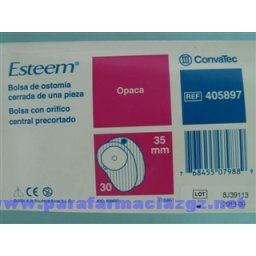 BOLSA ESTEEM COLO CERRADA OPACA 35 MM 492918 BOLSAS COLOST RES SINT MIC FIL - ESTEEM (CERRADA OPACA 35 MM 30 U )