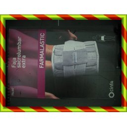 FAJA FARMALASTIC SACROLUMBAR EXTRA T 3 168329 FAJA SACROLUMBAR - FARMALASTIC EXTRA (GRIS CONTORNO 108 CM T- 3 )