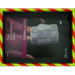 FAJA FARMALASTIC SACROLUMBAR EXTRA T 4 168330 FAJA SACROLUMBAR - FARMALASTIC EXTRA (GRIS CONTORNO 118 CM T- 4 )