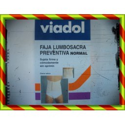 FAJA VIADOL LUMBOSACRA PRE T 5 338111 FAJA LUMBOSACRA - VIADOL NORMAL (T-5 )
