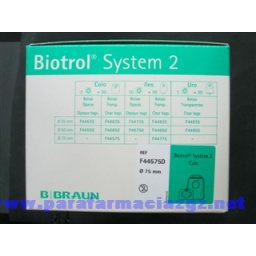 BOLSA BIOTROL SYSTEM 2 F44575D COLO 75MM 466797 BOLSAS COLOST SIST DOBLE PLAC C-ESP - FLEXIMA 3S COLO MAXI (TRANSP 65 MM 30 + 7 U )