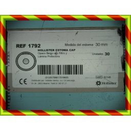 CUBRE ESTOMAS HOLLISTER MINI OP 30 1792 479378 BOLSAS COLOST RES SINT FIL - CUBRE ESTOMA CERRADO PLANO (OPACO 30 MM 30 U )