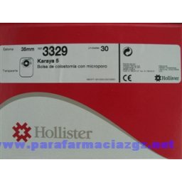 BOLSA HOLLISTER 3329 KARAYA COLO ADHE 35 433912 BOLSAS COLOST KAR ADH MIC FIL - KARAYA 5 (ADH MICROPORO TRANSPARENTE 35 MM 30 U )