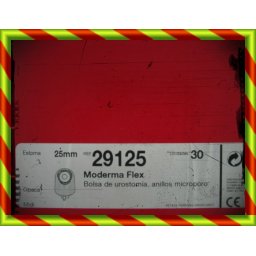 HOLLISTER 29125 UROS MD OP 25 491985 BOLSAS UROST RES SINT ADH MIC - MODERMA FLEX URO PLANA (OPACA 25MM 30 U )