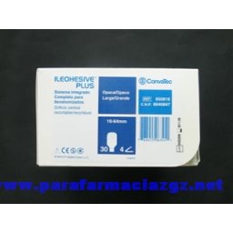 BOLSA ILEOHESIVE PLUS OPACA LARGA REC 475699 BOLSAS ILEOST RES SINT - ILEOHESIVE PLUS (OPACA LARGA REC 19-64 30U )