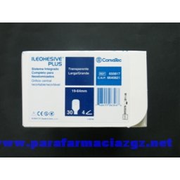 BOLSA ILEOHESIVE PLUS TRANS LARGA REC 475681 BOLSAS ILEOST RES SINT - ILEOHESIVE PLUS (TRANSP LARGA REC 19-64 30U )