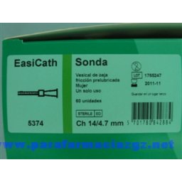 SONDA EASICATH 5374 14 60U 489583 SONDA VESICAL BAJA FRICCION - EASICATH (MUJER CH-14 60 U )