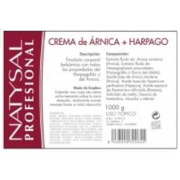 ARNICA Y HARPAGOPHYTUM crema 1kg. XXTBNAT-G003