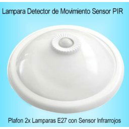 Plafon LED con Sensor de Movimiento Detector PIR