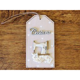 Placa para pomo de puerta - Costura