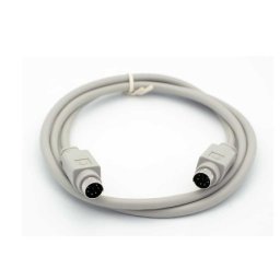CABLE PS2 MINI DIN 6 MACHO A MACHO 1.80m
