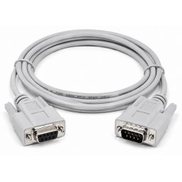 CABLE PUERTO SERIE DB9 MACHO A DB9 HEMBRA 2m