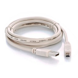 CABLE USB A MACHO A MINI USB B 4 PINES MACHO 1.8m