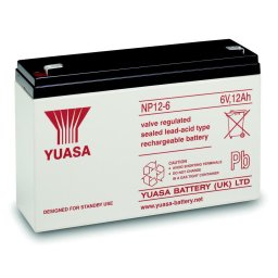 BATERIA YUASA NP12-6 6V 12Ah 151x50x97.5mm