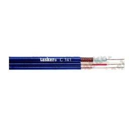 C141 CABLE COAXIAL TASKER 1x75 Ohm y 2x0.22mm