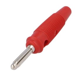 BUELA30K BANANA MACHO HIRSCHMANN ROJA 4mm 30A 60V