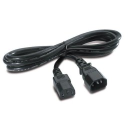 CABLE ALIMENTACION C14 MACHO A C13 HEMBRA 2m