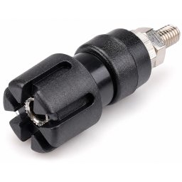 BANANA HEMBRA DE PANEL 4mm 60VDC 30A NEGRA