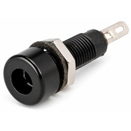 BANANA HEMBRA 4mm 10A 60V NEGRA
