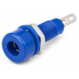BANANA HEMBRA 4mm 10A 60V AZUL