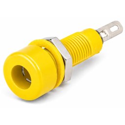 BANANA HEMBRA 4mm 10A 60V AMARILLO